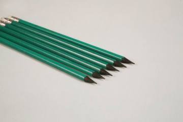 Black HB ECO Friendly Plastic Pencils with white eraser