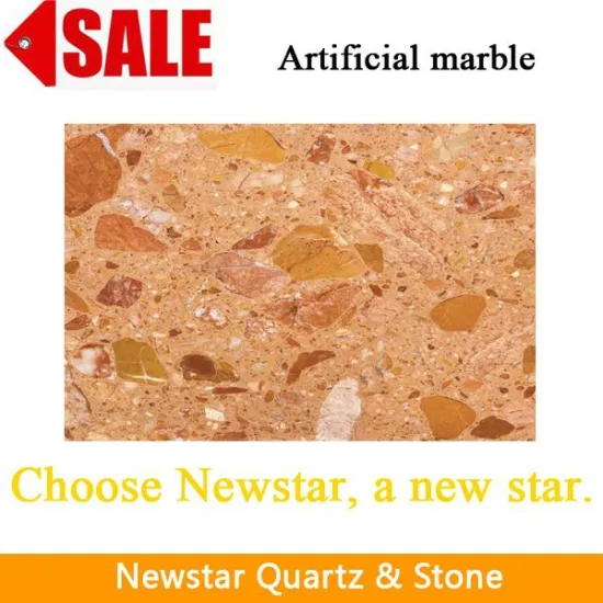 Newstar 24x24 artificial marble stone tile