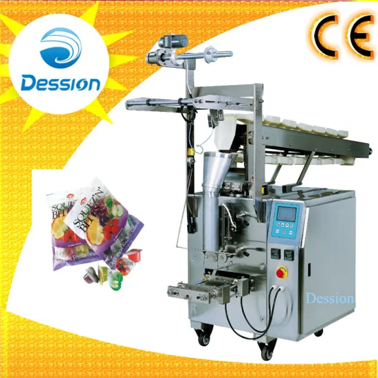 Chain Bucket Convey Semi Automatic Jelly Packaging Machine