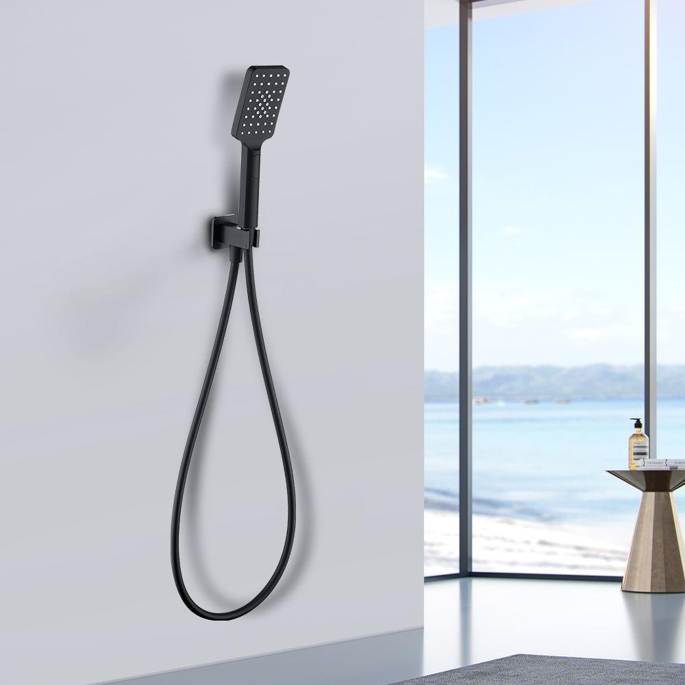 Matte Black Hand Shower Set