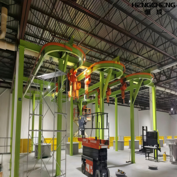 Free Standing Closed-loop Annular Monorail Crane