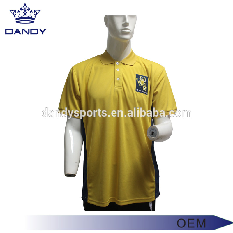 Logo thêu tùy chỉnh Áo sơ mi Polo giá rẻ