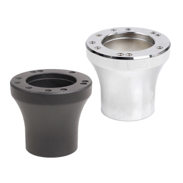 Black/Silver Car Accessories Hub: Retrofit Golf Cart Steering Wheel Adapter for EZ-GO TXT and RXV