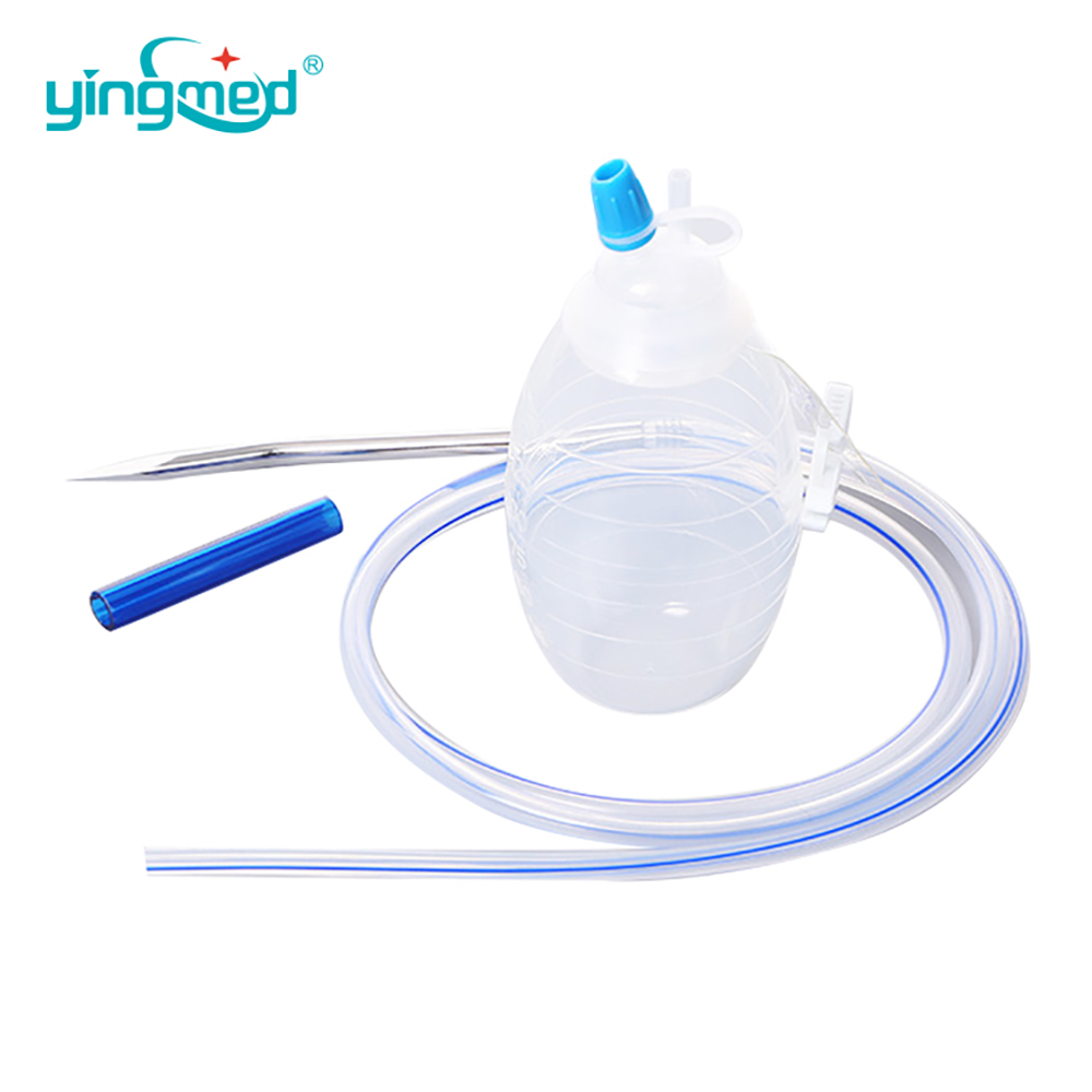 Closed Wound Drainage System With Negative Pressure Suction