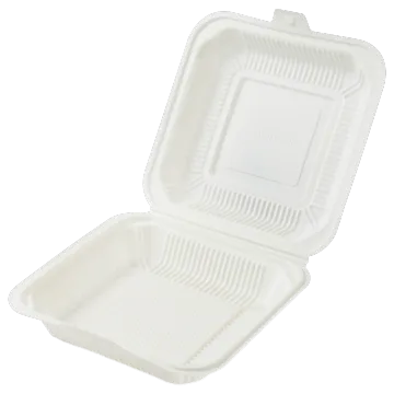 8 Inch Takeaway Bento Lunch Box Clamshell Container