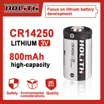 Holith hohe Kapazität Primärer Batterie CR14250 3V 800mah