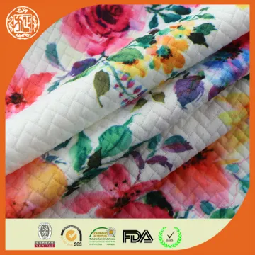 2015 printed polyester jacquard fabric
