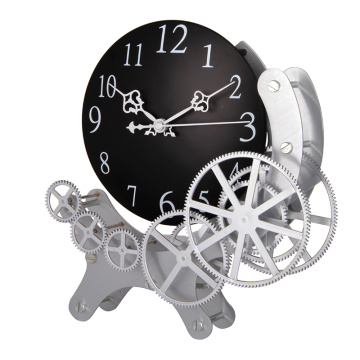 Horloge de table en forme de pleine lune