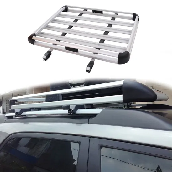 Universal Aluminium Alloy Roof Rack Bars - Silver Color Car Accessory