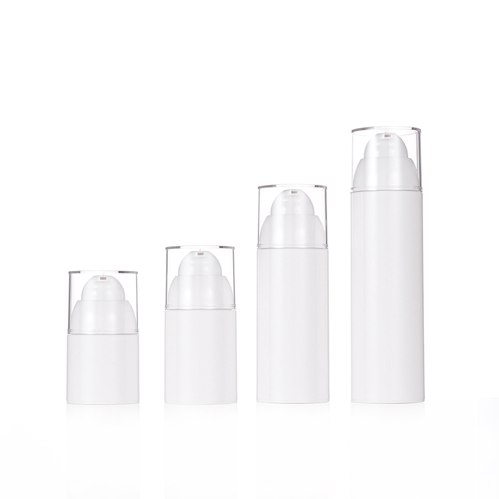 Hot Sales White Plastic Vacuum Lotion Pump Bottle