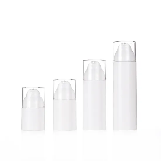 Hot Sales White Plastic Vacuum Lotion Pump Bottle