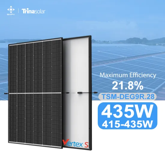 Trina Vertex Solar Panels: 415W to 435W High-Power Black Frame PV Modules