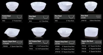 Elegant Shape Rice Bowl -5"