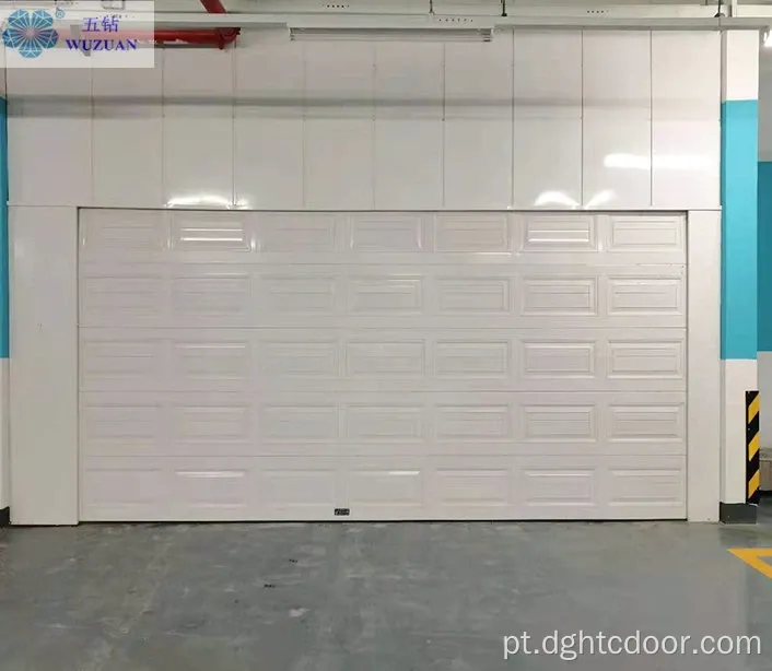 Aço galvanizado automático com porta de garagem clássica PU