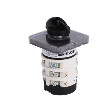 Salzer CE phê duyệt SAB16 3Pole 3 Công tắc quay vòng - Thay đổi thủ công trên trục kim loại, 16amp