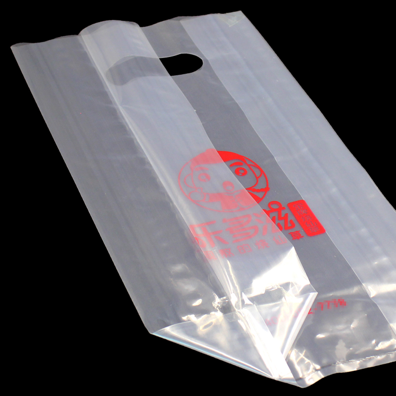 Clear Grocery Bag Punch Merchandise Bag