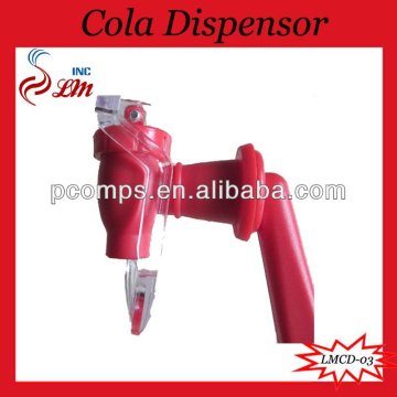 Dispensador de bebidas de plástico/dispensador de bebidas para cola, fácil de usar