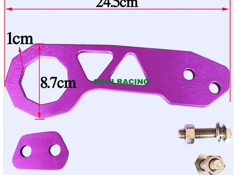 Gancio di rimorchio per rimorchio per auto in alluminio universale