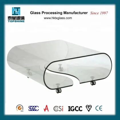 Tempered Hot Bending Furniture Glass