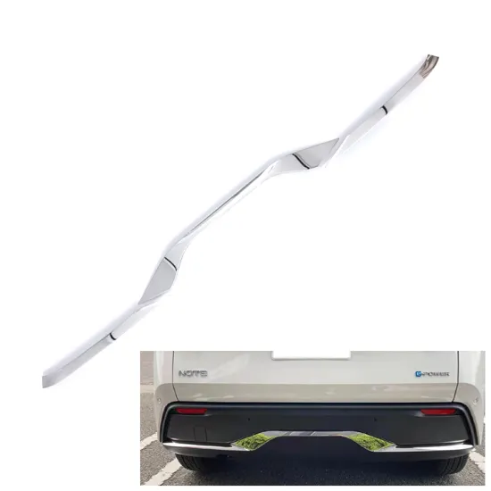 OEM ODM Stainless Steel Chrome Rear Bumper Trim for Note E13 2021