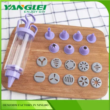 commercial cookie press machine DIY syringe kit biscuit cookie cake decorating tool