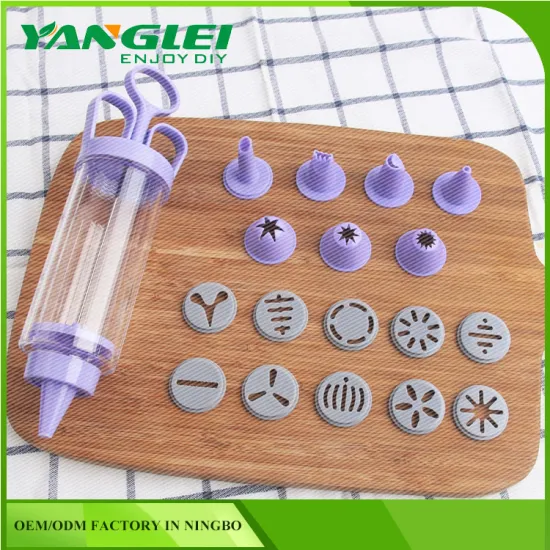 commercial cookie press machine DIY syringe kit biscuit cookie cake decorating tool