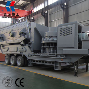Construction Waste Mobile Crushing Plant for Recycling Concrete