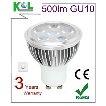 GOOD PERFORMANCE,LOW COST 7W GU10 LED Spotlight(450-510LM)
