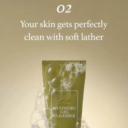 Korean Mugwort Gel Cleanser for Deep Cleansing and Hydration