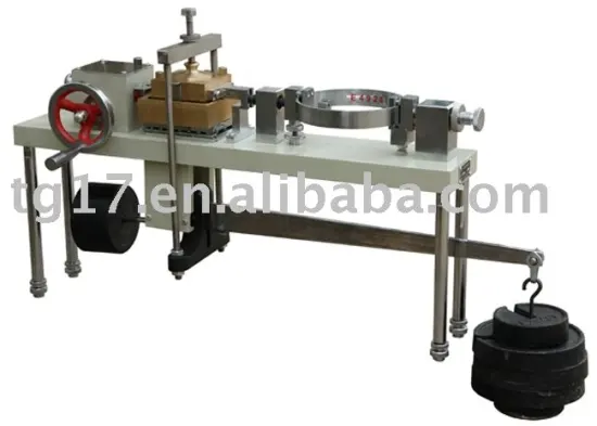Light duty shear testing machine