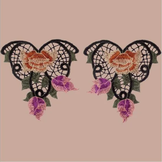 Hand Embroidery Motifs Clothing Patches for Dress