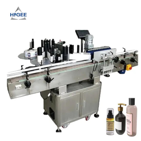 Round Perfume Bottle and Plastic Water Bottle Labeling Machine - 50ml Label Applicator