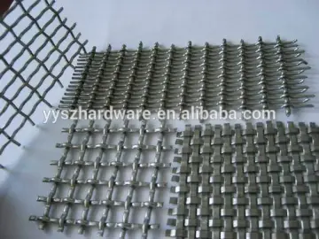 SS304 1 Mesh Stainless Steel Crimped Wire Mesh For Mining sieve