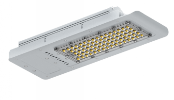 battery powered led street light with double arm with pole