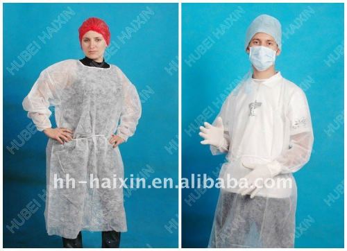 nonwoven fluids barrier surgical gown