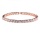 Women's fashion adjustable chain bracelets cubic zirconia rose gold love gift luxury shiny jewelry