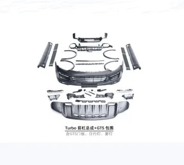 Car Bumper Kit for Porsche Cayenne 958.2 (2015-2017) - Turbo Front Bumper with GTS Body Kit and Fog Light Upgrade