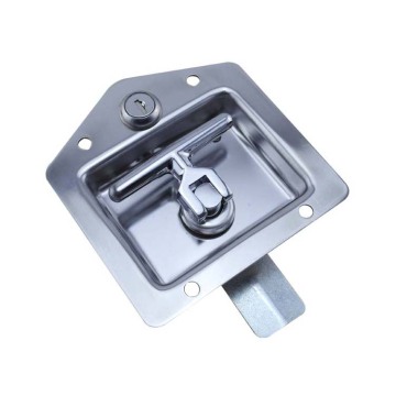 Stainless Steel Flush Mount Key-Locking Folding Recessed T-Handle Tool Box Door Lock: Secure Tool Storage Solution