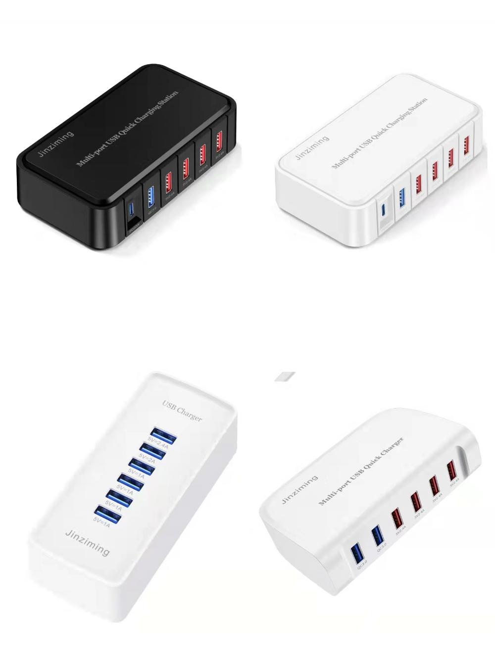 6-Port 5V 3A Smart Travel USB Charger Adapter