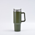Stainless steel insulated and cold cup with handle