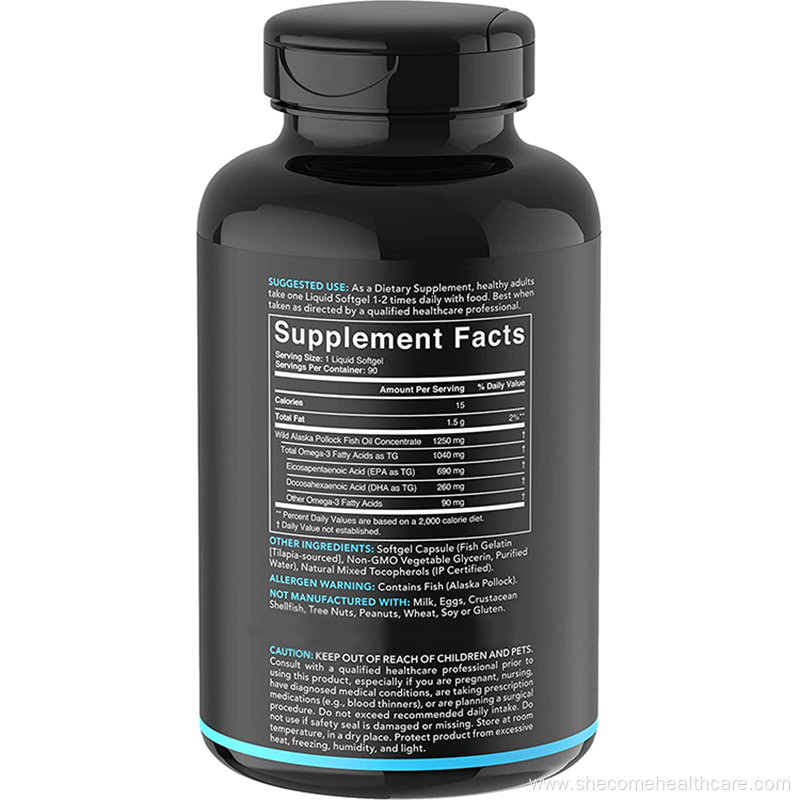 omega softgels Heart Health Omega3 Fish Oil Supplement