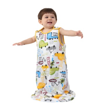 Infant Baby Sleeping Bag Toddler Spring Mushroom Quit Onesies Pajamas Wraps Cotton Sleeveless Sleepsack Autumn Vest Sleepwear