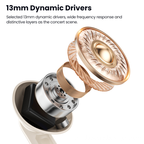 Toocki Noise Cancelling TWS Earphones with Long Battery Life for Gaming and Music
