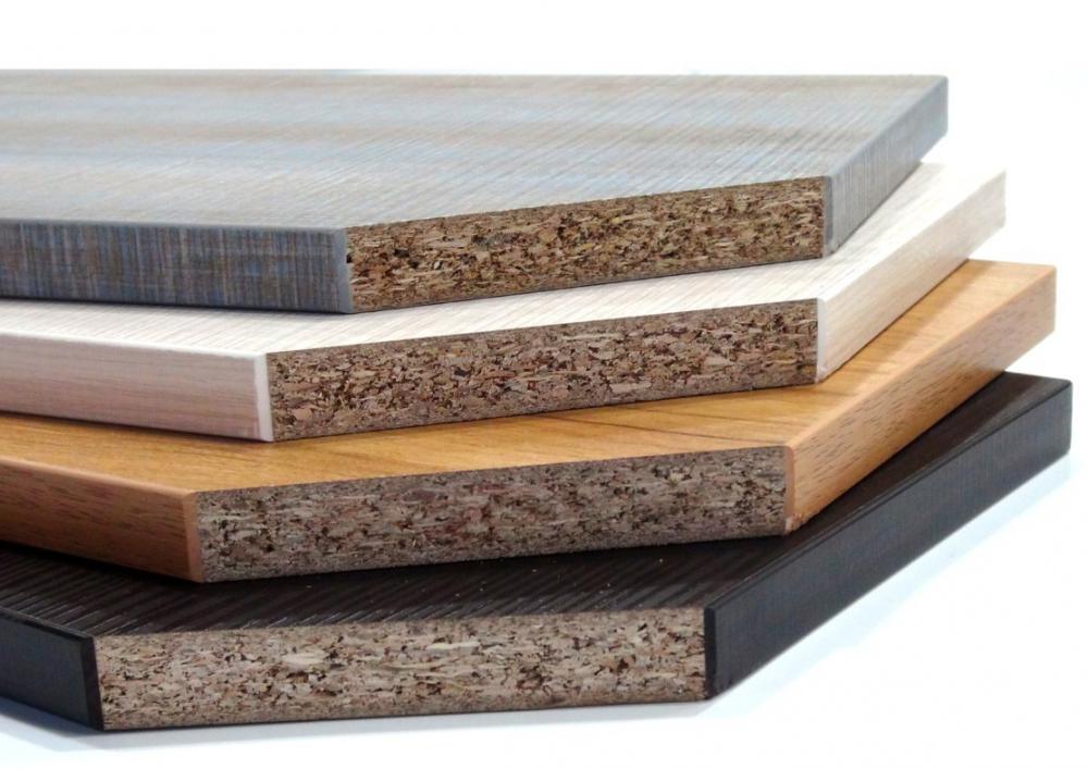 types of melamine particle board 