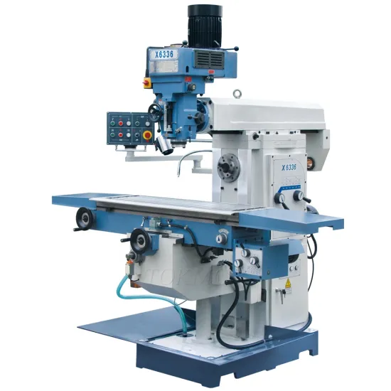 X6336 Turret Milling Machine with Belt Drive: A Chinese Manufacturing Speciality