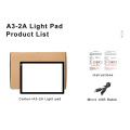 Dimmer adjustable kids A3 led drawing board