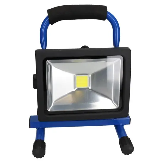 20W Portable Cordless Rechargeable Work Light: Flood Lights for Outdoor, Car, and Garage Use - Waterproof LED Flood Light