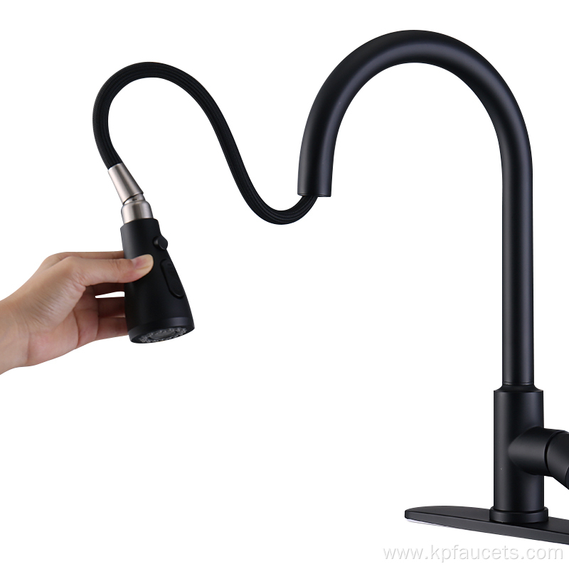 Matte Black Brushed Nickle Kitchen Faucet