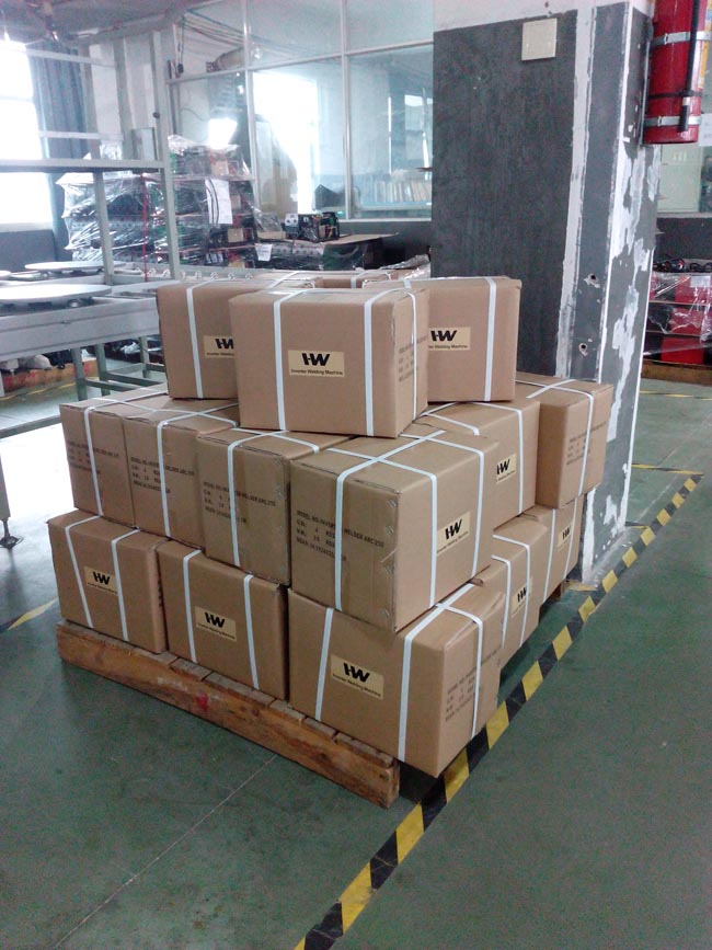 Lasmachine verzending Welding machine shipment