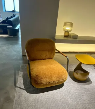 Nordic light luxury single sofa chair